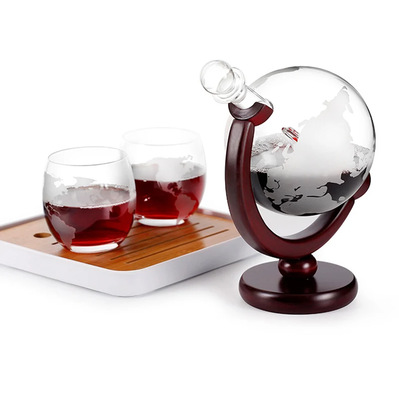 Decanter Globe Set - 위스키 디켄터 글로브 와인 잔 세트