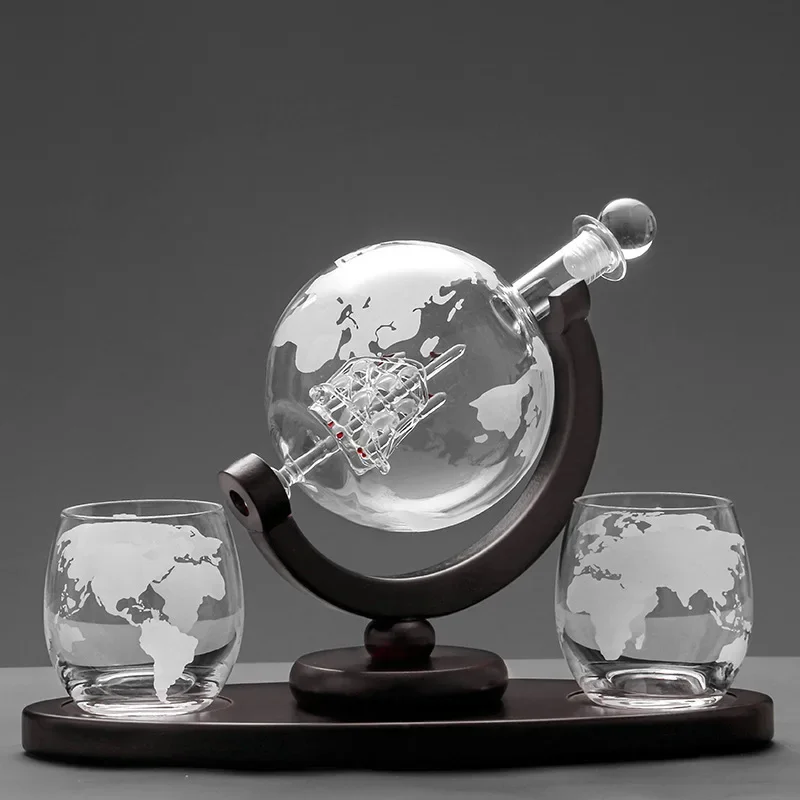 Decanter Globe Set - 위스키 유리 세트 크리스탈 글로브 주류