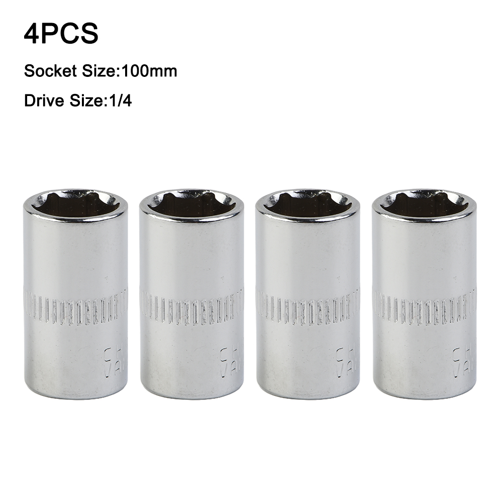 4pcs 소켓 크롬 바나듐 강철 1/4 인치 드라이브  - Home Bar Supplies 리뷰 및 가격
