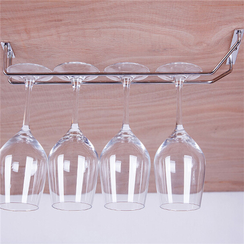 유용한 철 와인 유리 랙 홀더 교수형 바 거꾸로 랙 스 - Home Bar Stand 리뷰 및 가격
