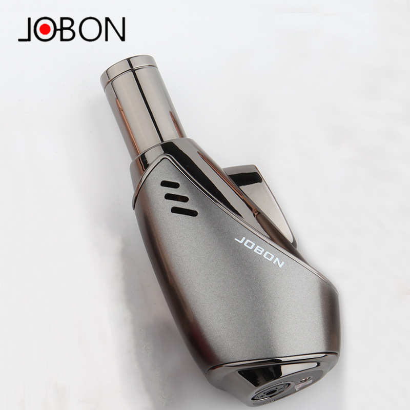 Jobon 방풍 블루 플레임 라이터, 부탄 창조적 개성 - Smoking Gun Kit 리뷰 및 가격