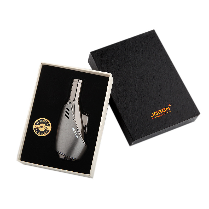 Jobon 방풍 블루 플레임 라이터, 부탄 창조적 개성 - Smoking Gun Kit 리뷰 및 가격